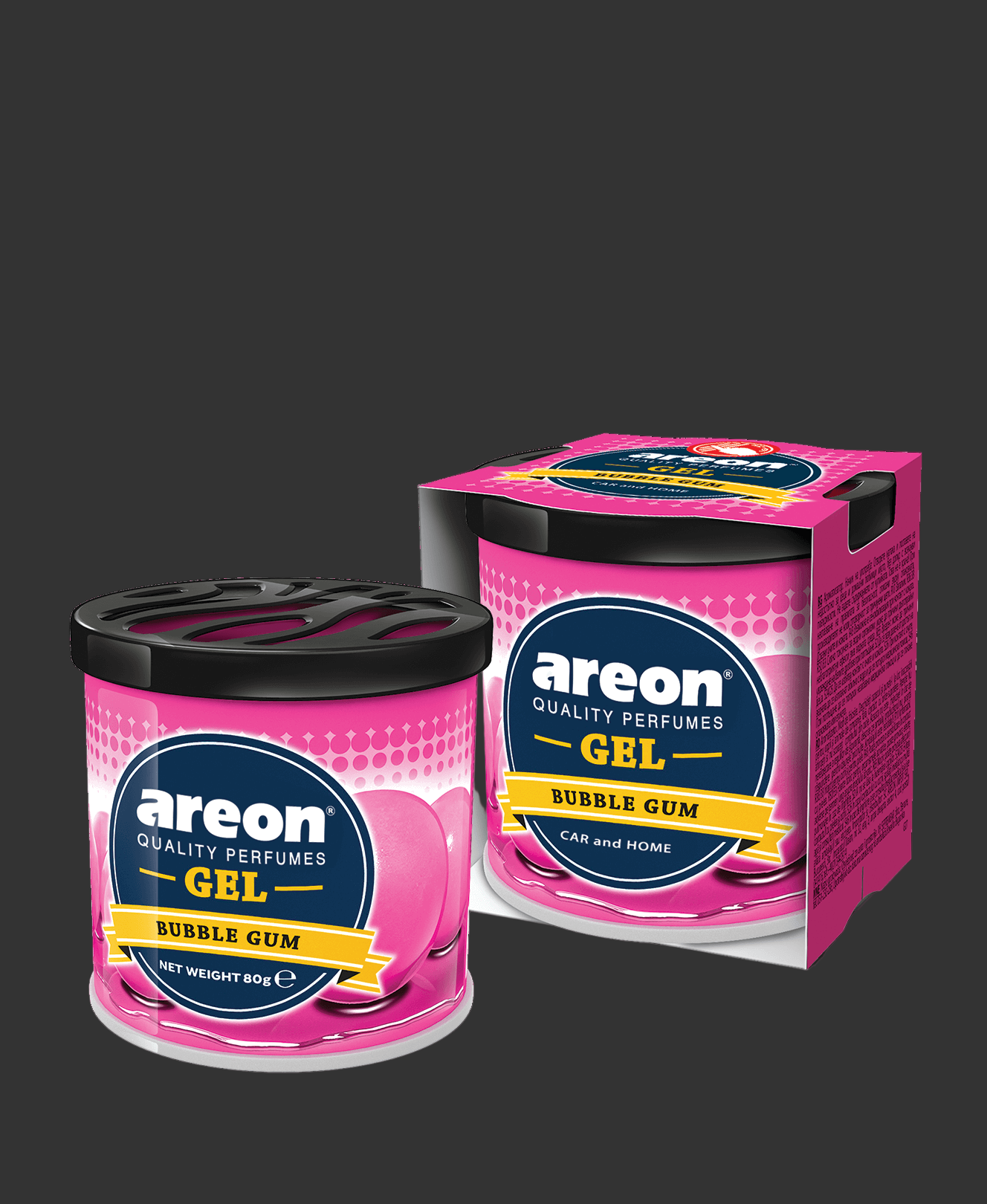 Areon Bubble Gum Gel Can 80g – Car Air Freshener