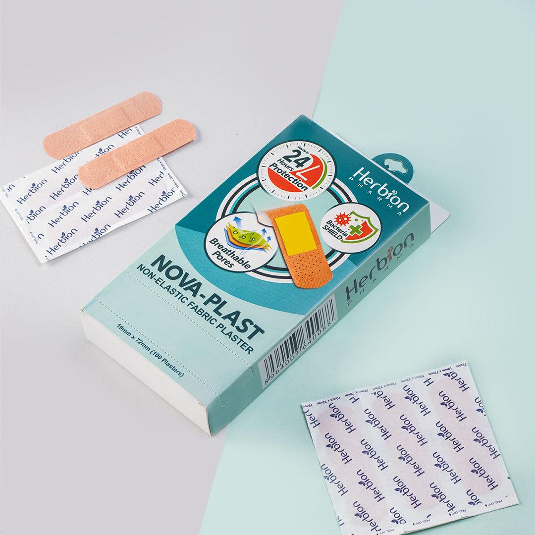 Nova-Plast Non-Elastic Fabric Plaster (100 Plasters)