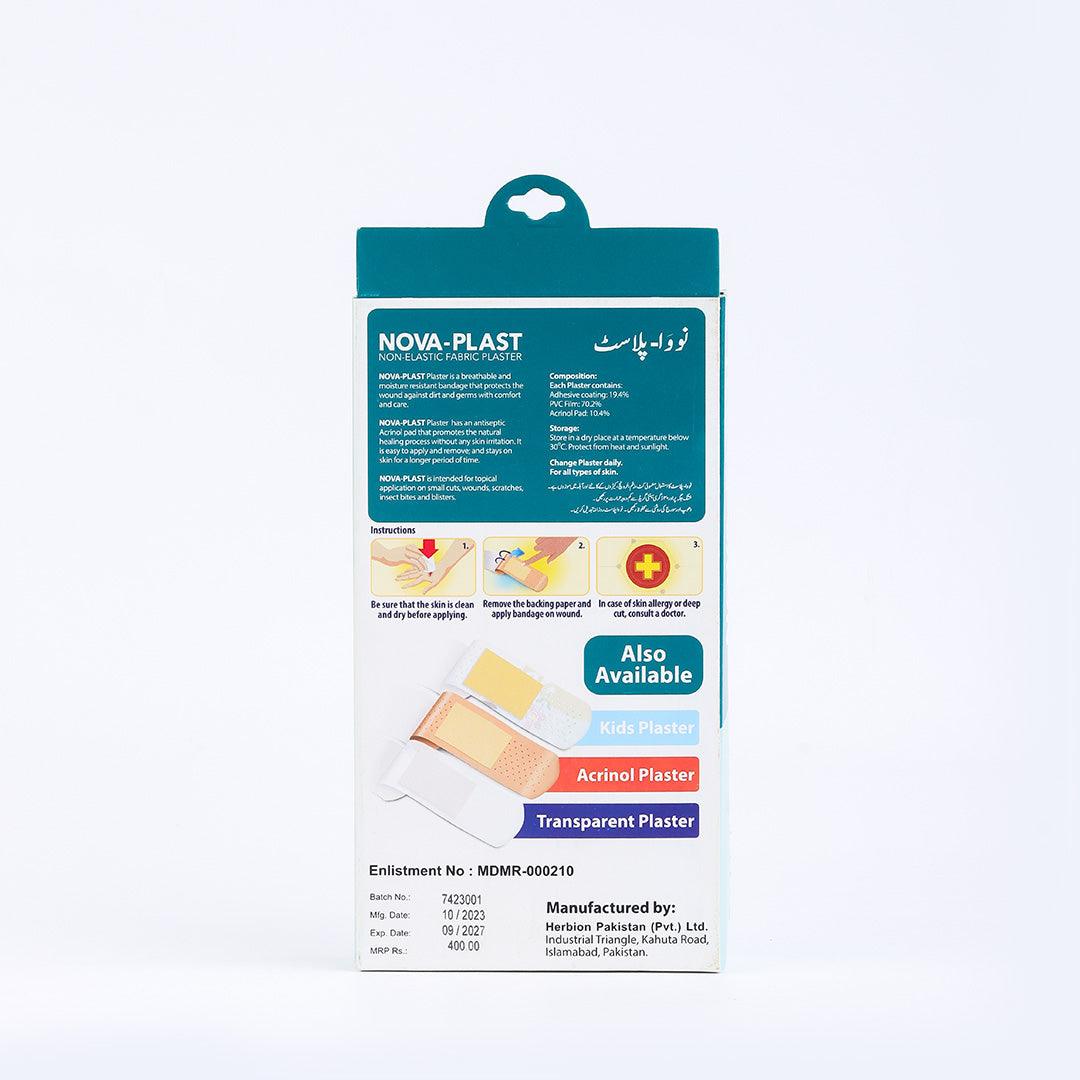 Nova-Plast Non-Elastic Fabric Plaster (100 Plasters)