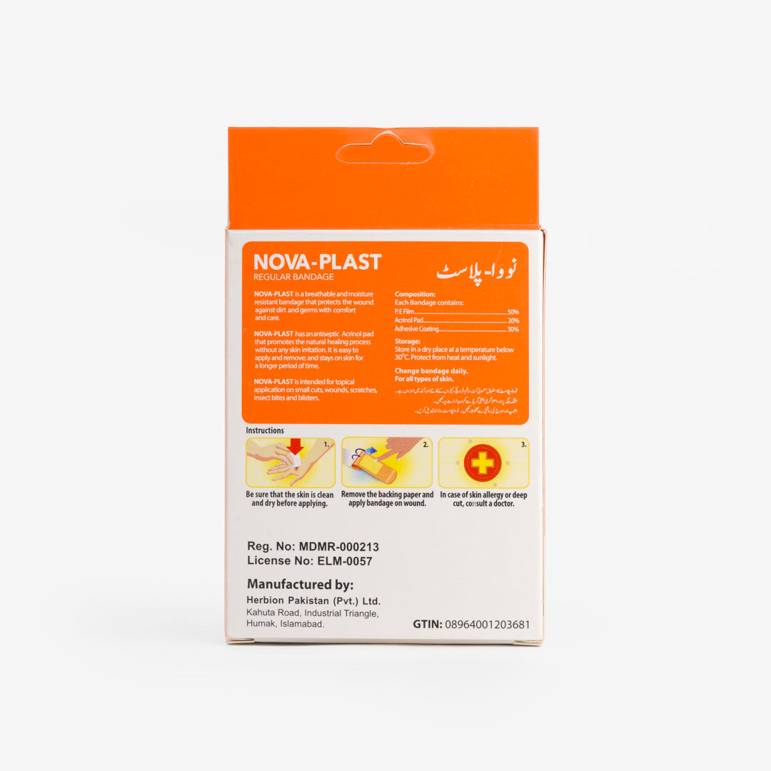 Nova-Plast Regular Bandage (20s Bandages)